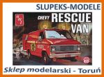 AMT 851 - 1975 Chevy Rescue Van (Czerwony) - 1/25